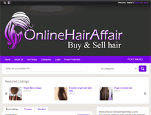 Tablet Screenshot of onlinehairaffair.com